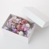 パープル系お花たちのヘアアレンジUピンBOX